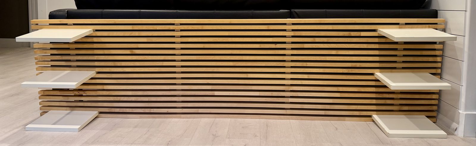 IKEA Bed wood headboard