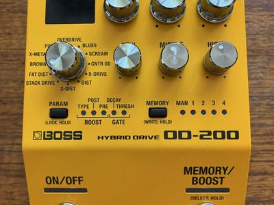 Boss OD-200 Hybrid Drive Guitar Effects Pedal