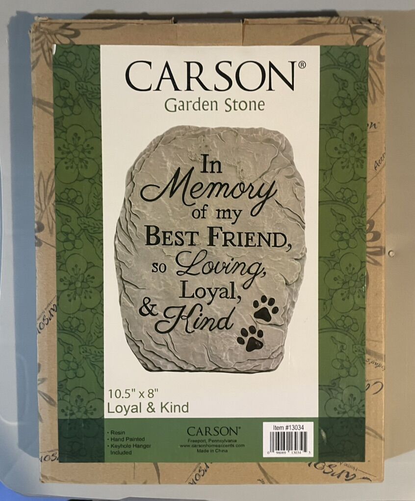 Memorial Pet Garden Stone