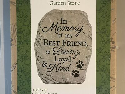 Memorial Pet Garden Stone