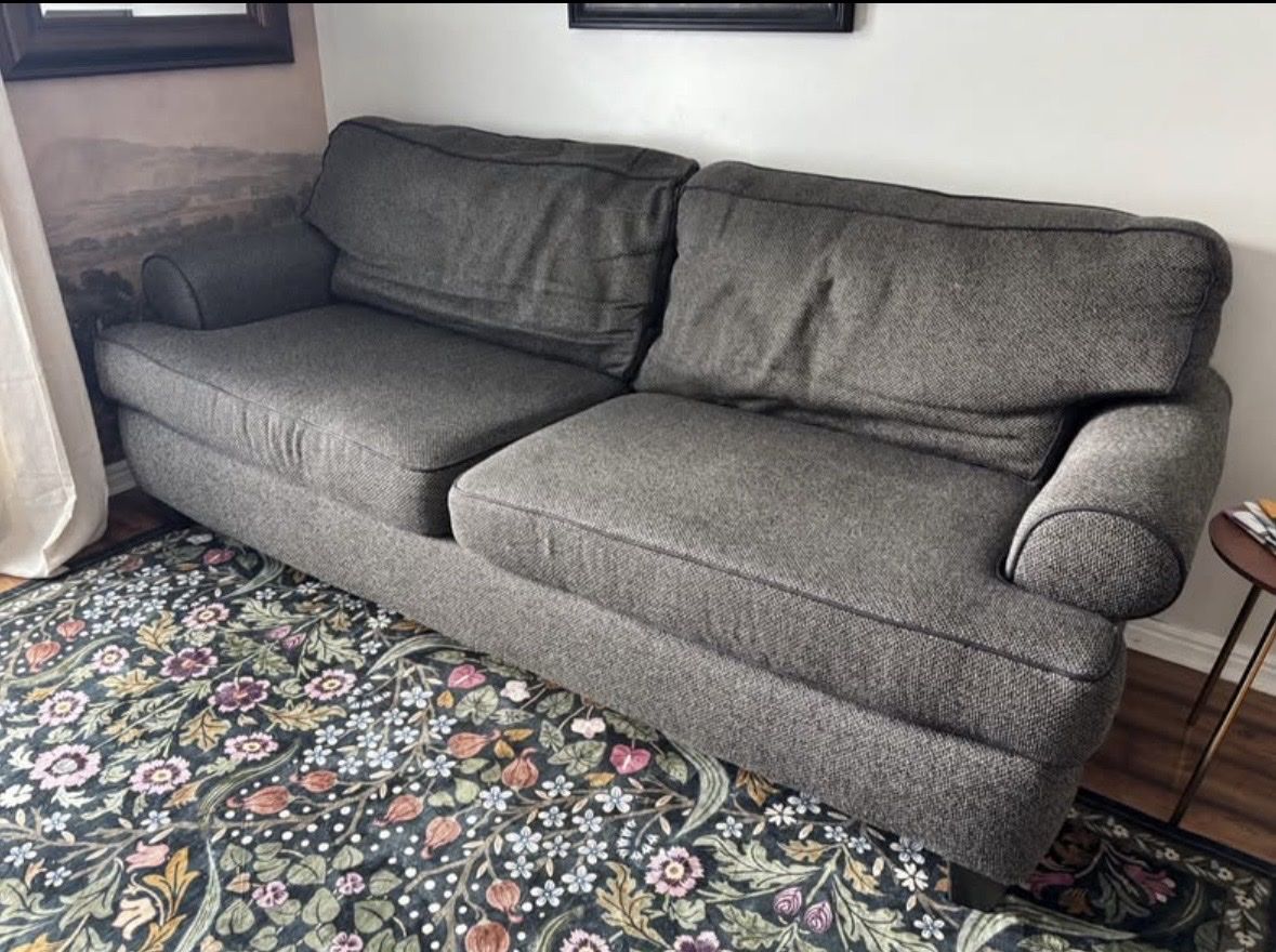 Comfy Charcoal Gray couch