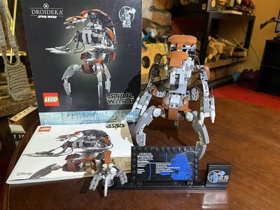 LEGO Star Wars Droideka Set 75381 25th Anniversary Complete with Box & Manual