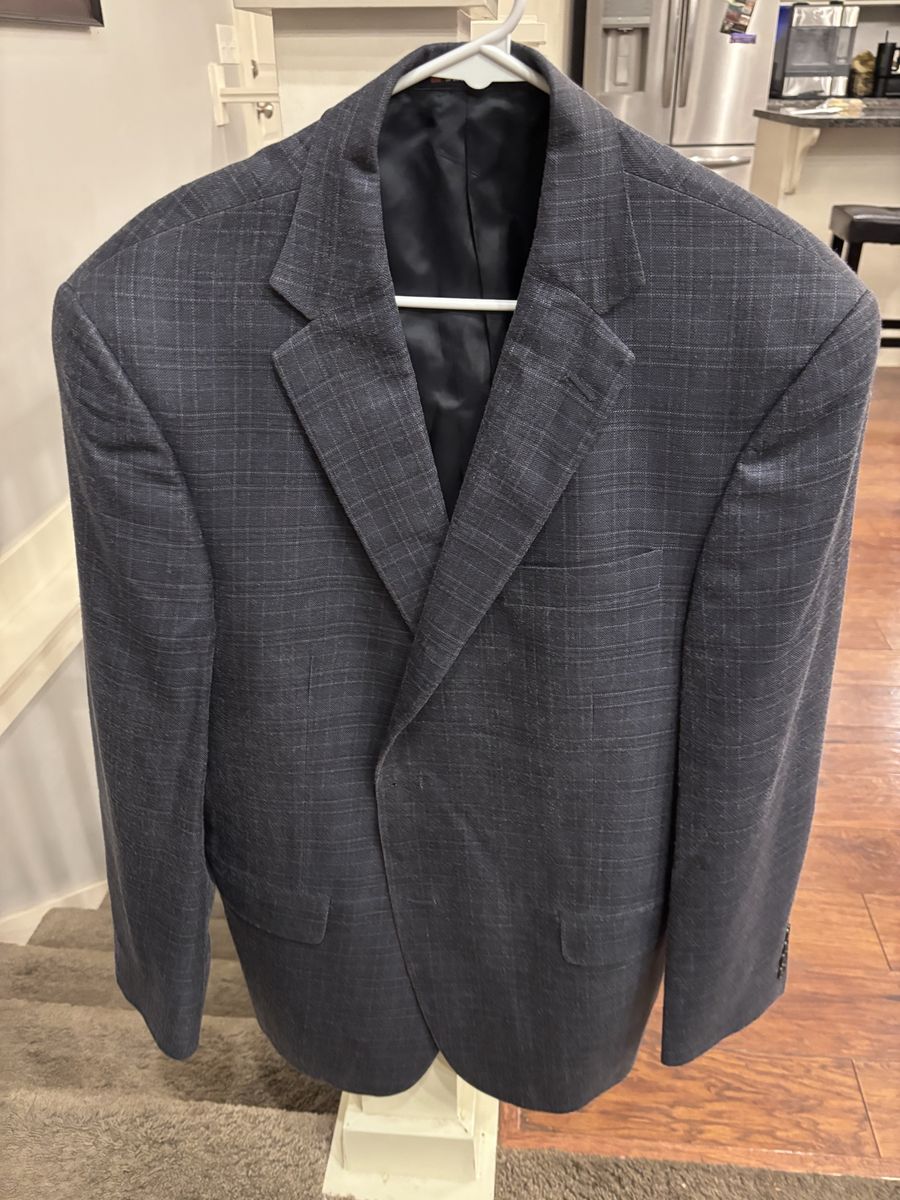 Men’s suit jacket Hart Schaffner Marx size 44 Navy