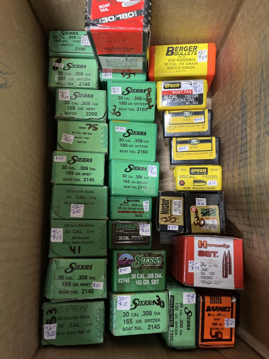 30 Caliber Bullets.