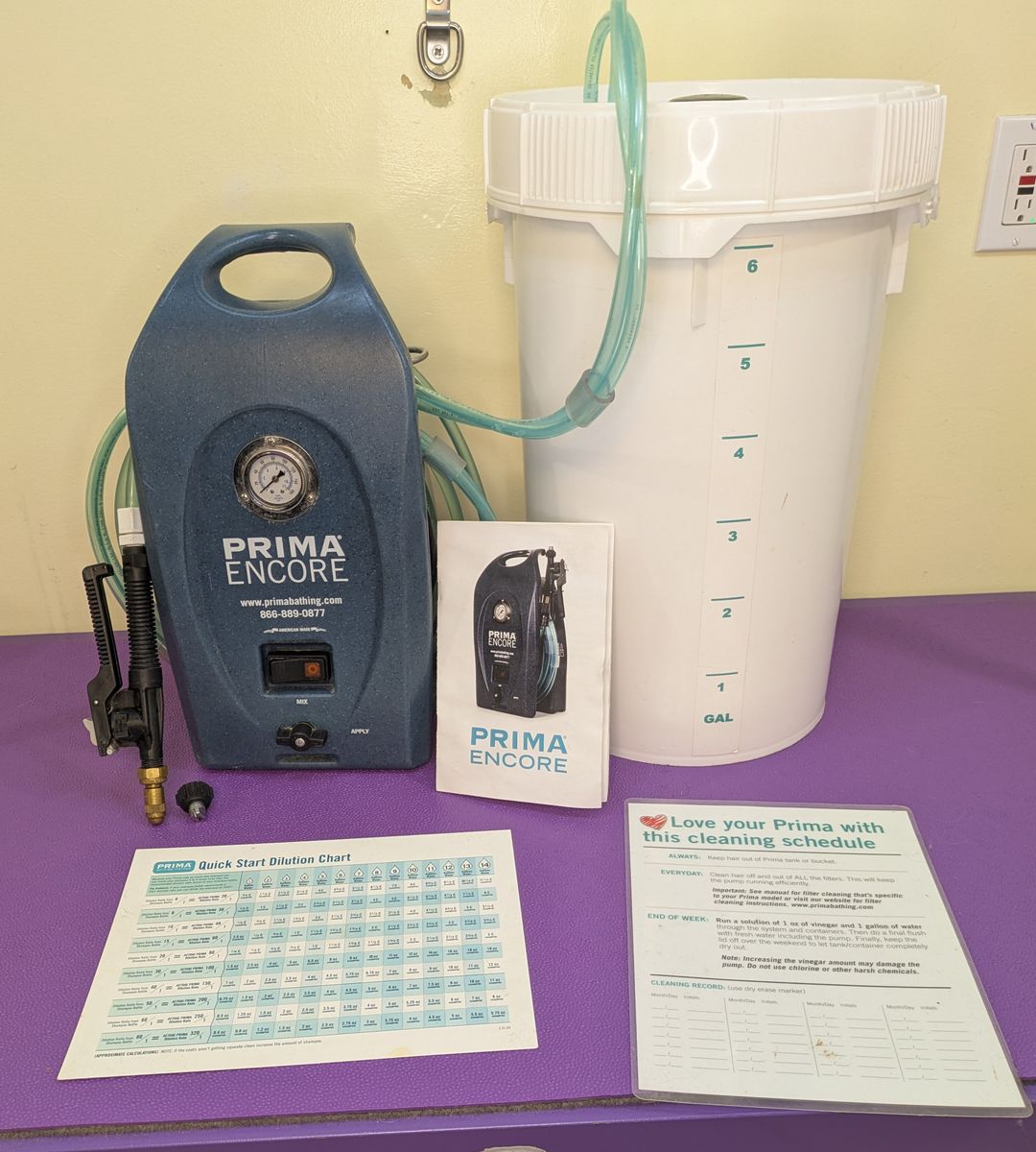 Prima Encore Dog Bathing System