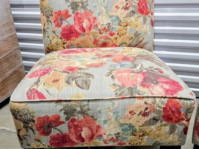 Floral accent chairs(2)- $89 each OBO