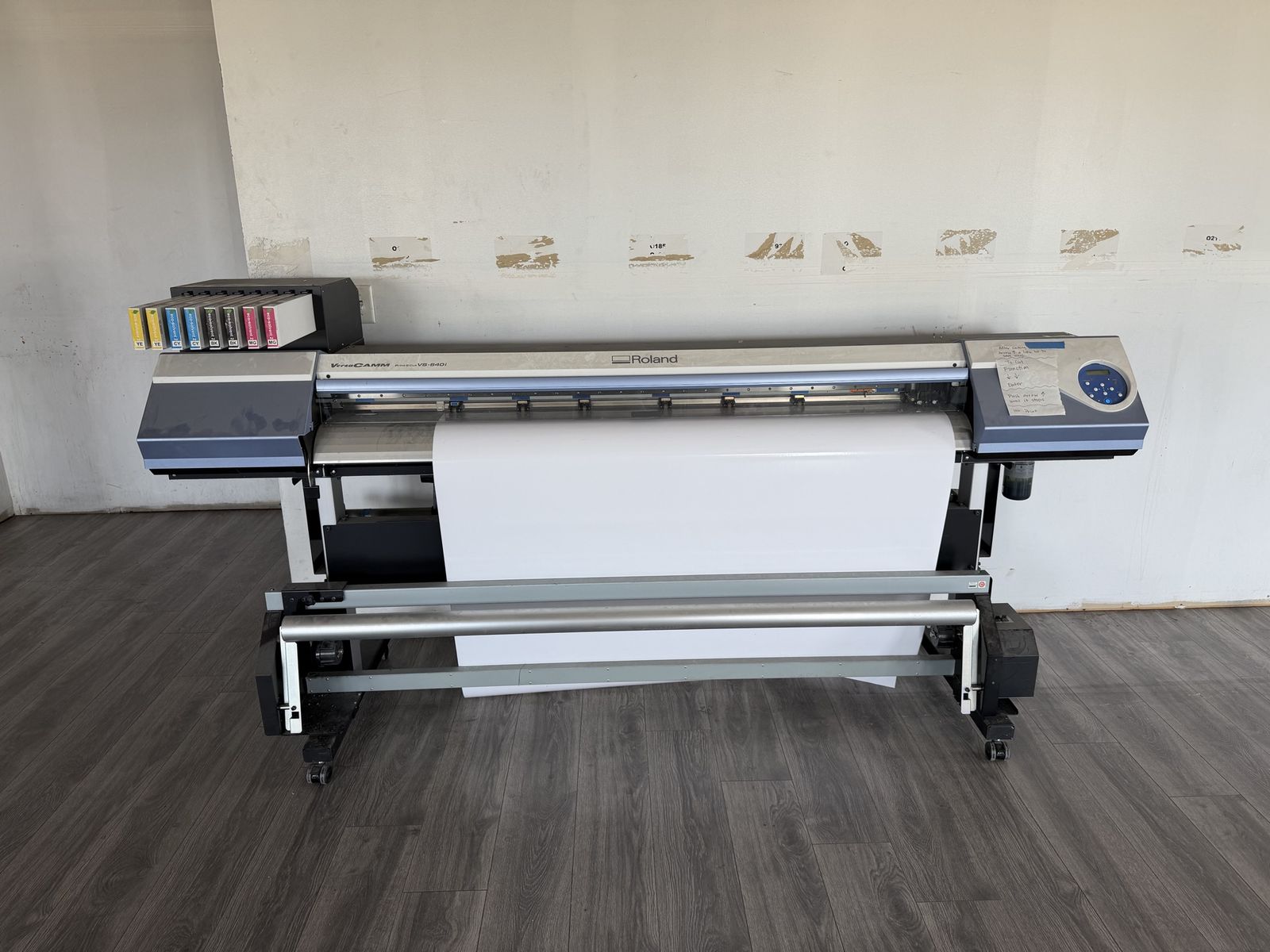Roland VersaCAMM VS-640i 64” Print & Cut — Eco-Solvent Printer/Plotter + Ink & Media