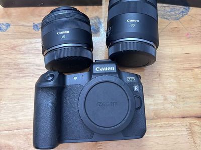 Canon R, rf35, rf85mm lenses