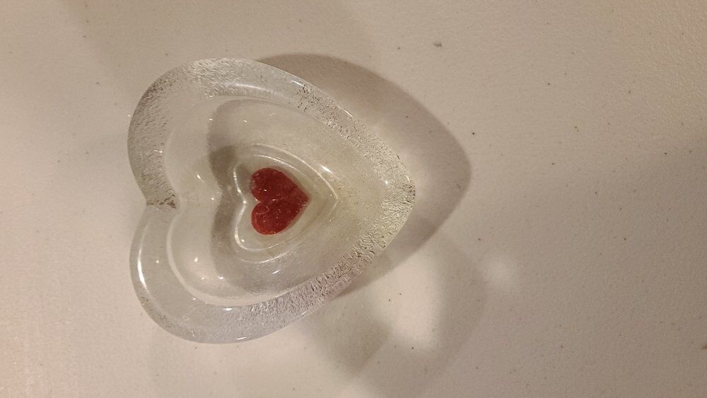 heart jewelry dish