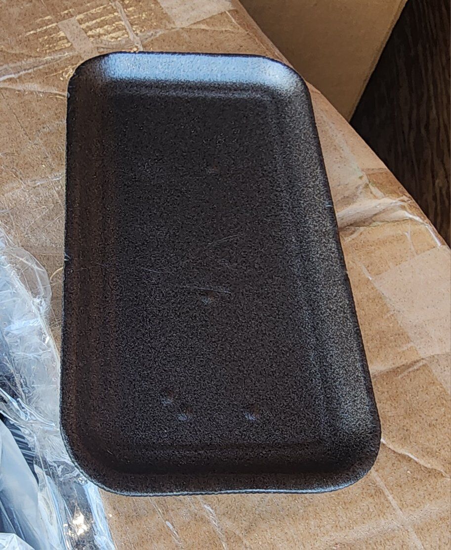 CKF #17S Black Foam Meat Tray Case