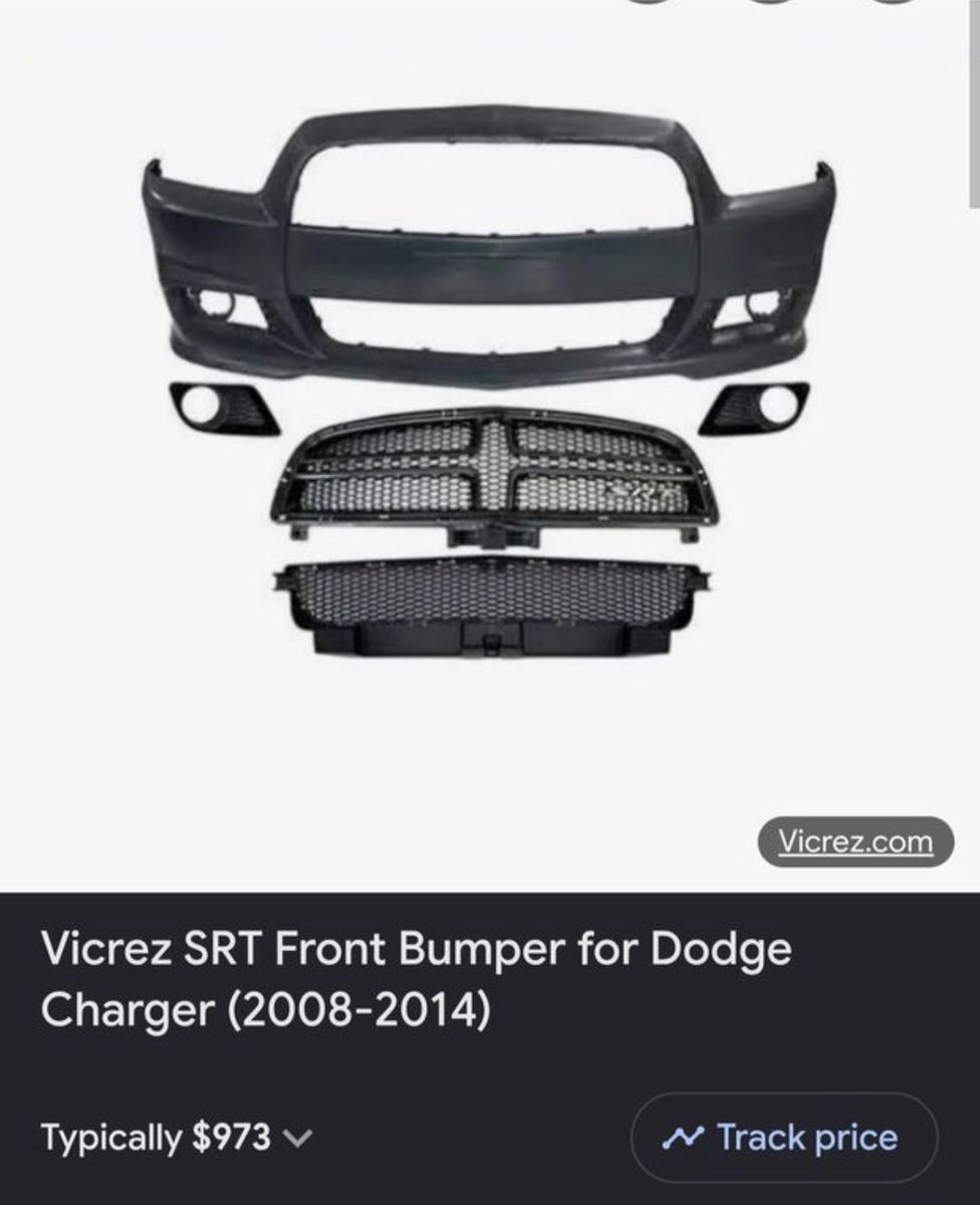 2011-2014 Dodge Charger SRT8 Front Bumper Kit - BRAND NEW OBO