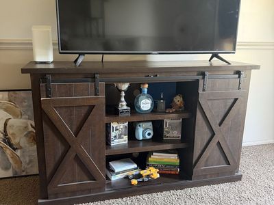 Farmhouse Rustic Brown Tv Stand
