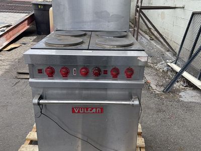Vulcan 24" Electric Commercial Range - 4 French