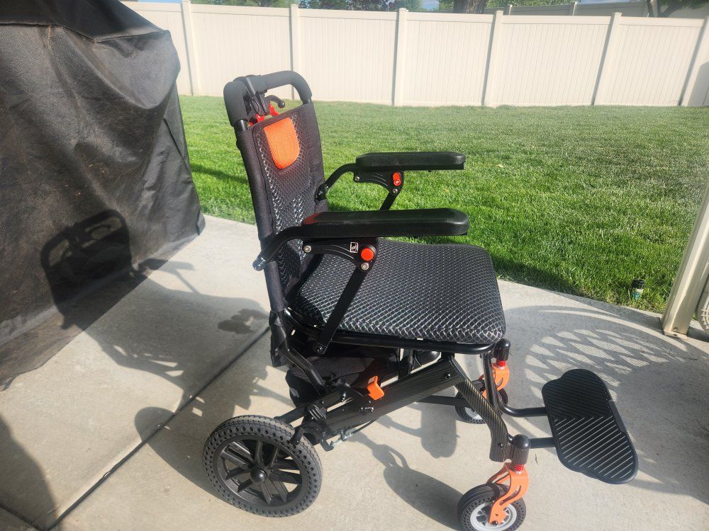 Foldable Wheelchair Lightweight & Portable Mobility Aid.