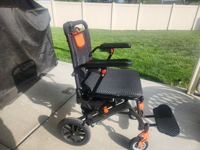 Foldable Wheelchair Lightweight & Portable Mobility Aid.