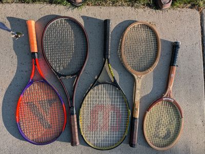 5 Vintage Tennis Rackets