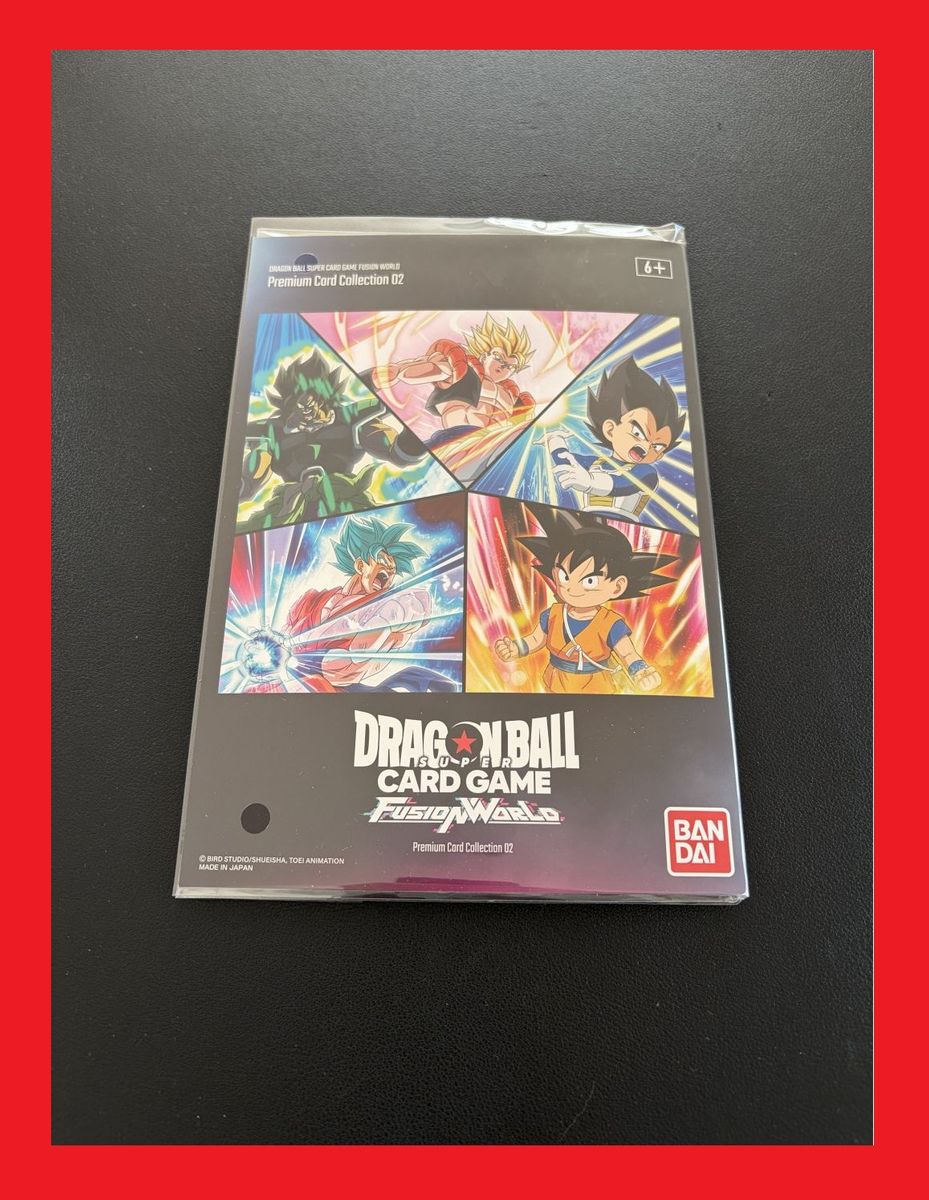 Premium Card Collection 02- Dragon Ball Fusion World Promotion Cards and Packs- UNOPENED- Bandai Namco