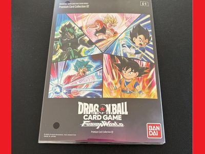 Premium Card Collection 02- Dragon Ball Fusion World Promotion Cards and Packs- UNOPENED- Bandai Namco