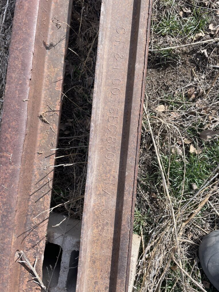 Very Old Railroad Rail
