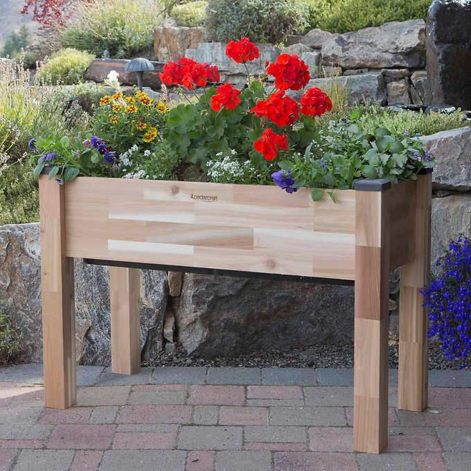 CedarCraft Self-Watering Elevated Garden Planter 1759323 #75379