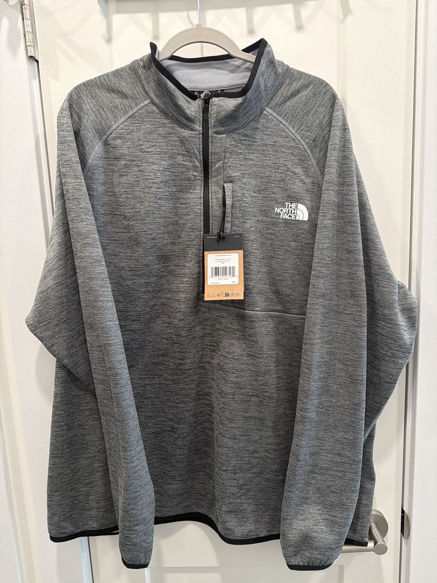 THE NORTH FACE ZIPPER PULLOVER NEW XXL