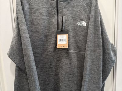 THE NORTH FACE ZIPPER PULLOVER NEW XXL