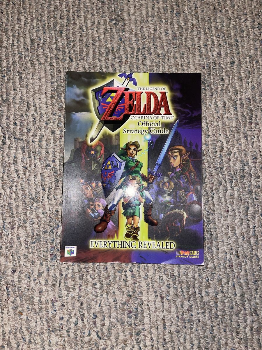 The Legend of Zelda Ocarina of Time Official Strategy Guide N64 BradyGames