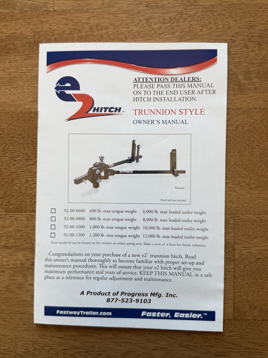 Fastway E2 Hitch Sway Control