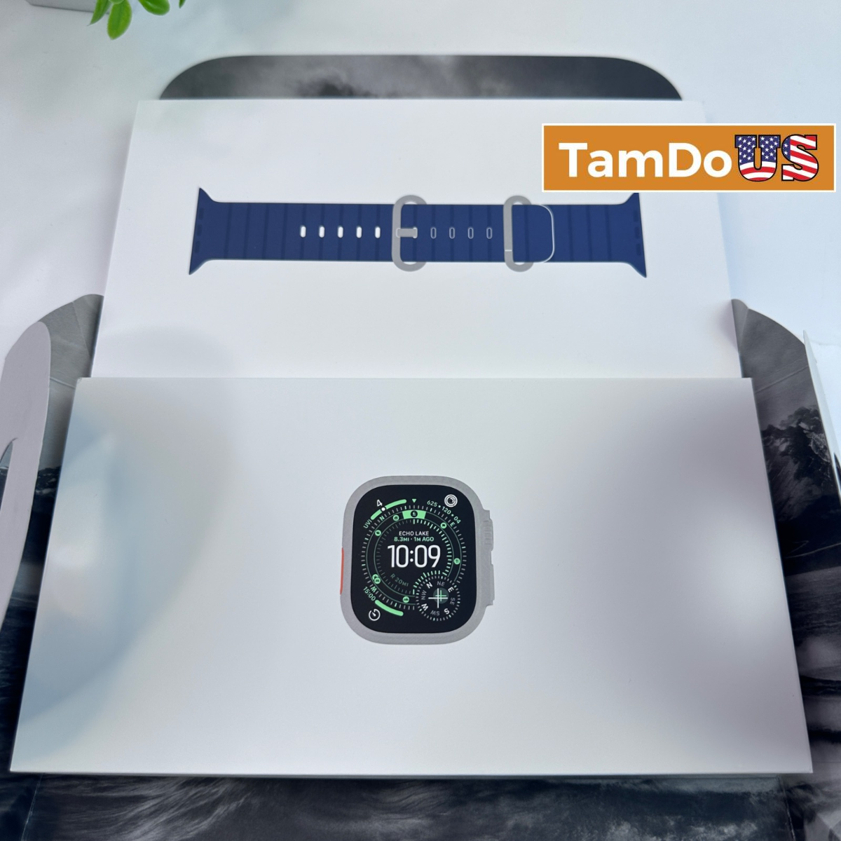 Apple Watch Ultra 3 (GPS+Cellular) 49mm Natural Titanium AB Ocean Band