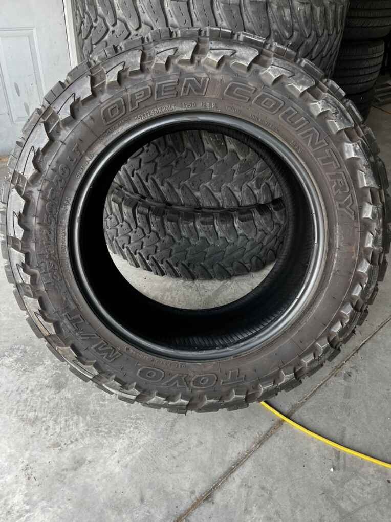 Set Of 6 Toyo 35/ 12.50/ 20 Mud Terrains