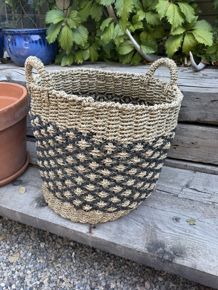 Extra large woven basket