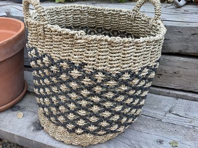 Extra large woven basket