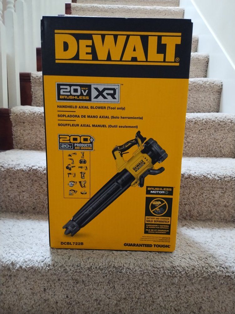 Dewalt 20V MAX XR Handheld Axial Leaf Blower Tool Only DCBL722B
