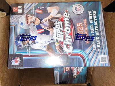2025 Topps NFL Chrome Football Value Box