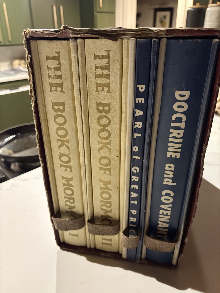 Complete set vintage Book of Mormon vinyl records +Pearl of Great Price + Doctrine and Covenants
