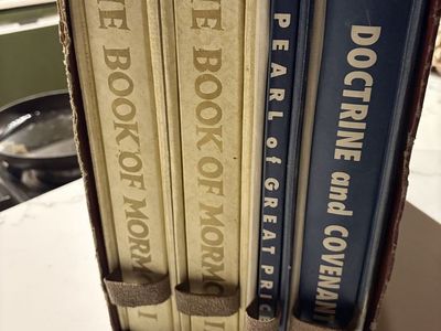 Complete set vintage Book of Mormon vinyl records +Pearl of Great Price + Doctrine and Covenants