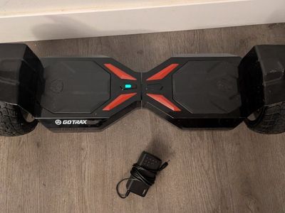 GOTRAX Off-Road Hoverboard - Black & Red All-Terrain Scooter