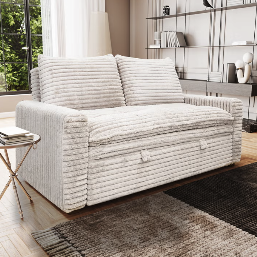 BACK TO SCHOOL HOME ESSENTIAL – STEARNS & FOSTER JOHANNA CONVERTIBLE SLEEPER SOFA