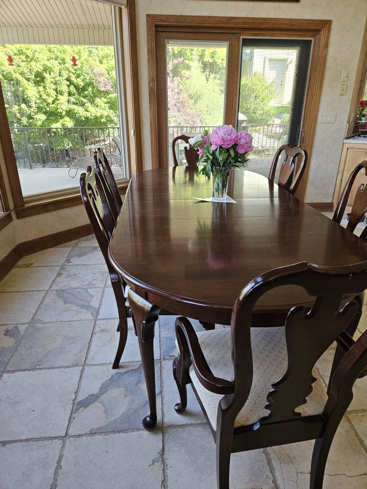 wood dining table