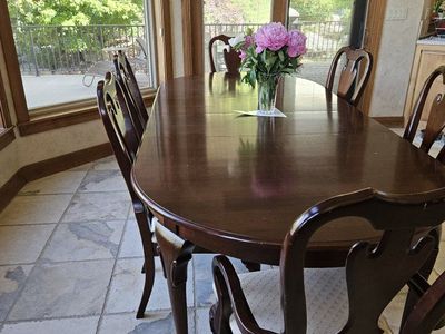 wood dining table
