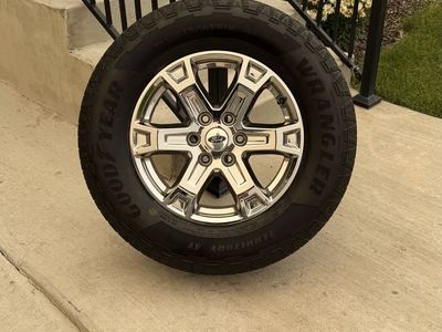 Ford F150 Rims and Tires 275/65R18 Goodyear Wrangler