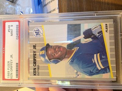 1989 fleer ken griffey jr RC card. PSA 9 Error!!
