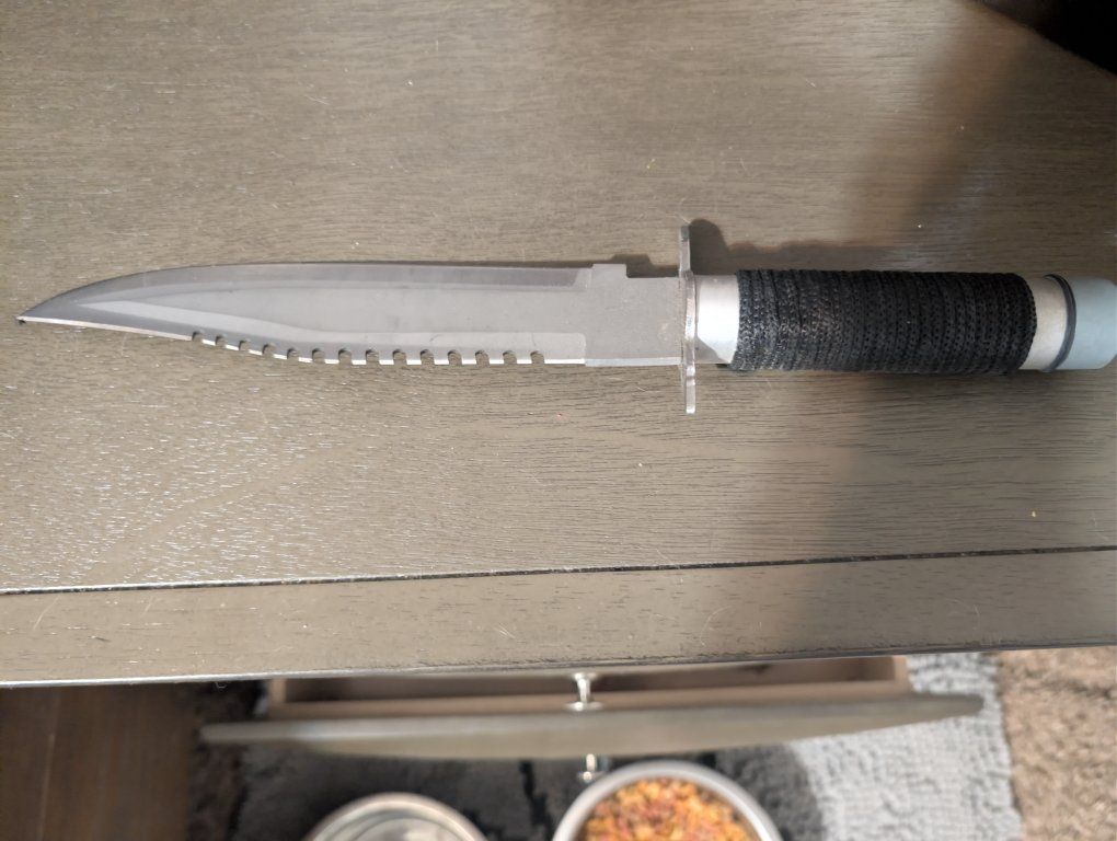 COMMANDO TACTICAL SURVIVAL KNIFE – RAMBO STYLE FIXED BLADE REPLICA MOVIE KNIFE