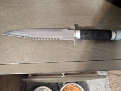 COMMANDO TACTICAL SURVIVAL KNIFE – RAMBO STYLE FIXED BLADE REPLICA MOVIE KNIFE