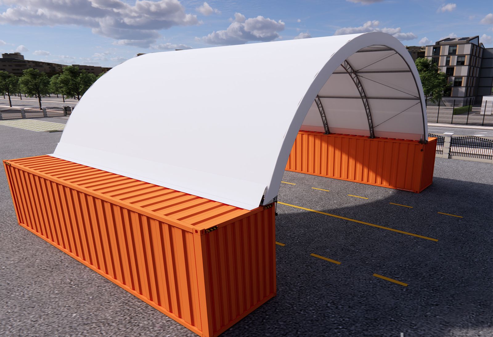 Shipping Container Shelter
