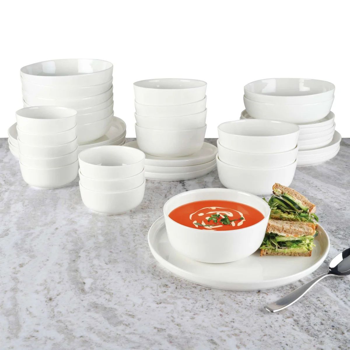Mikasa 40-piece Bone China Dinnerware Set 1759353 #105761