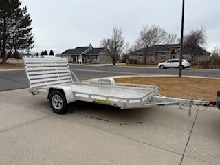 2023 Aluma  model 7712H full aluminum utility trailer
