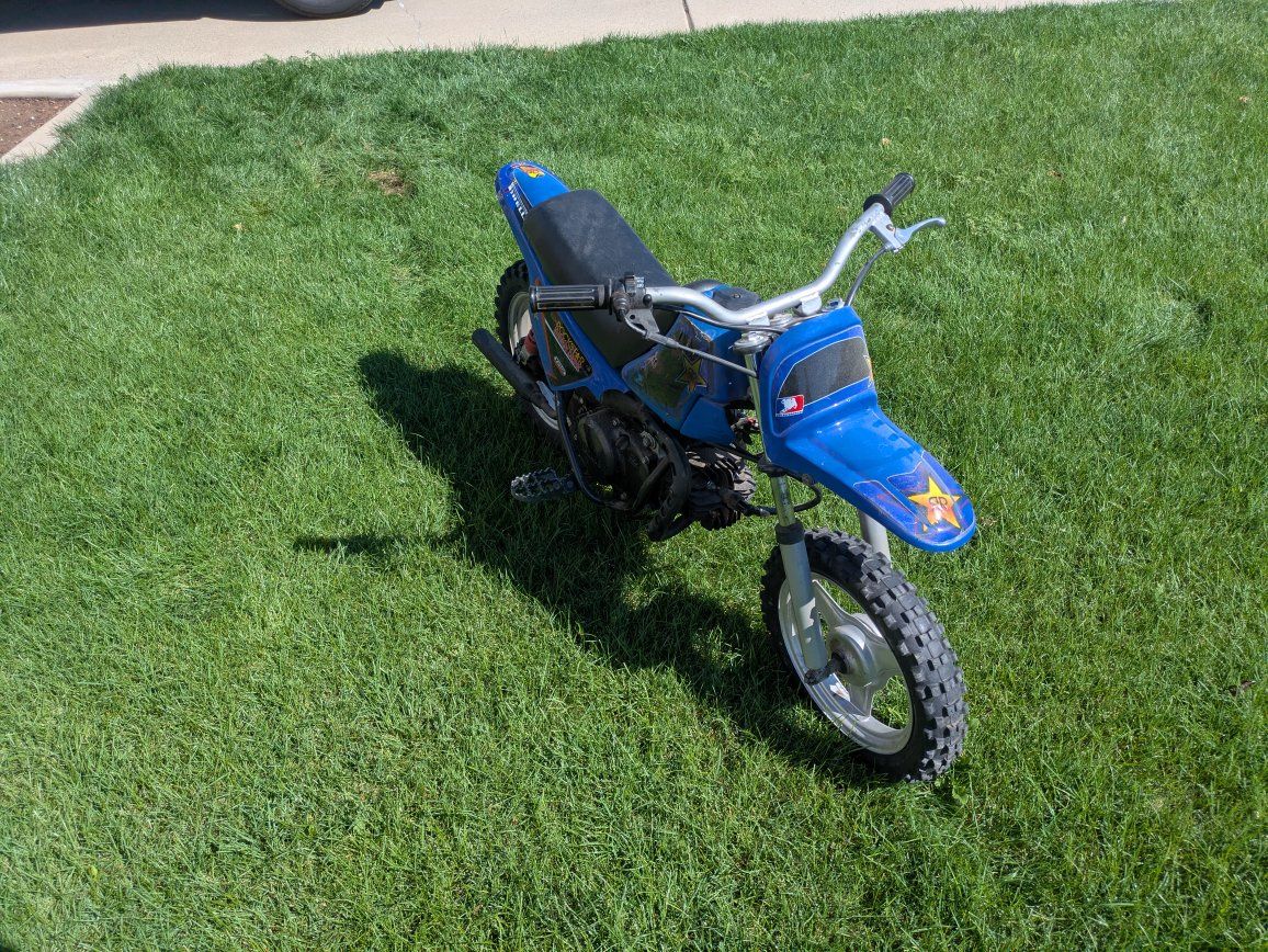 Yamaha PW50 Youth Dirt Bike Blue Used Condition