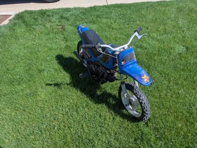 Yamaha PW50 Youth Dirt Bike Blue Used Condition