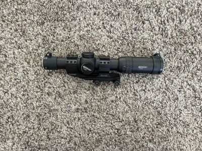 Vortex Strike Eagle 1-6x24 Rifle Scope with Burris P.E.P.R. Mount